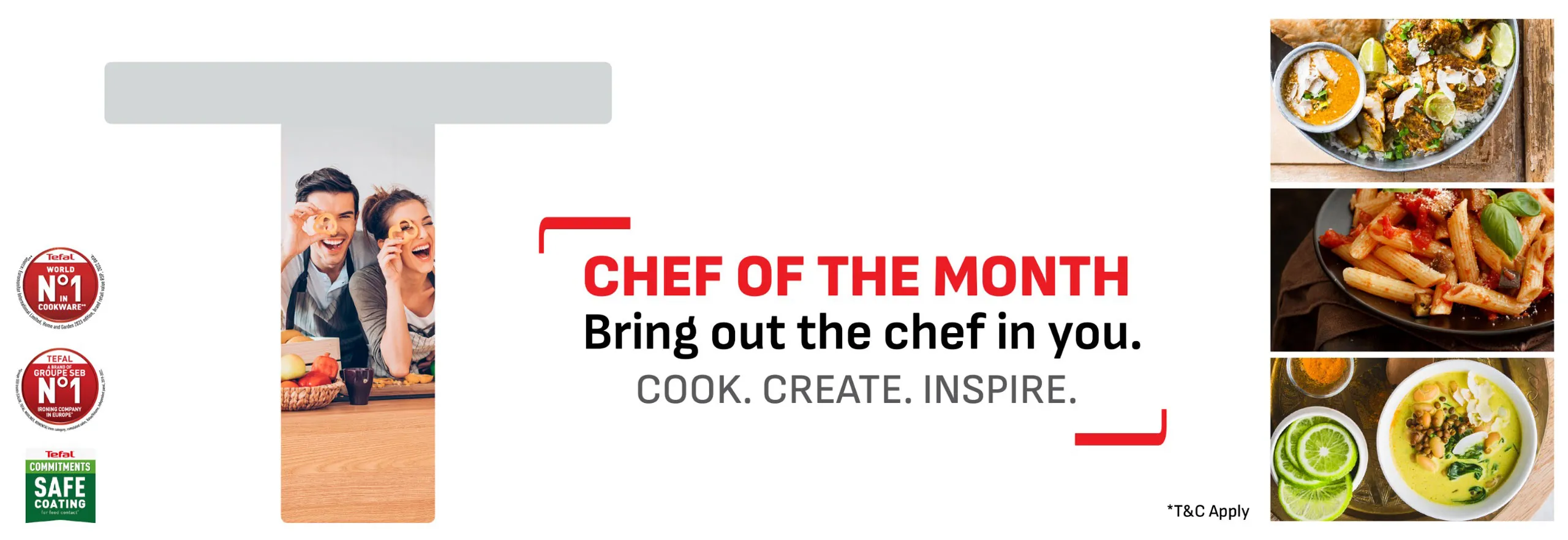 Tefal chef of the month Home Banner