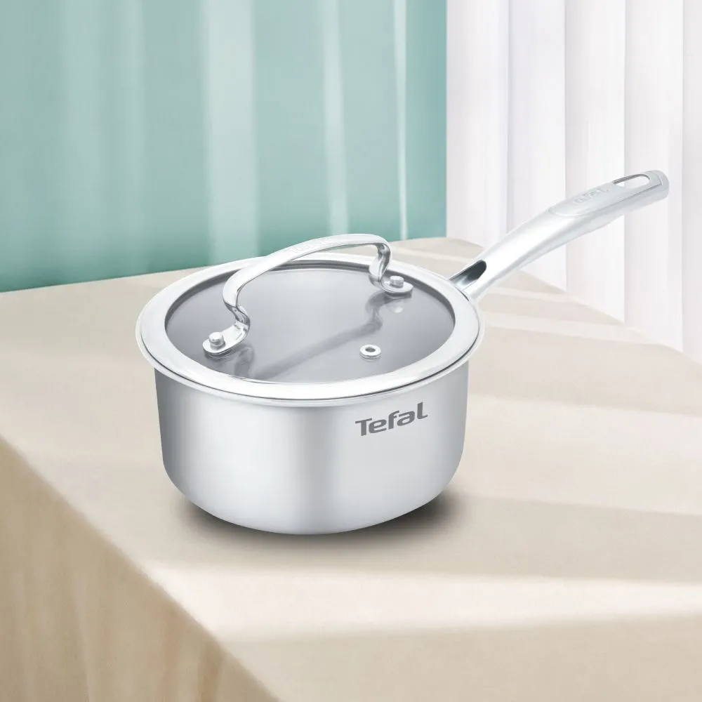 Intensium Tri-Ply Stainless Steel Saucepan 18 cm With Glass Lid