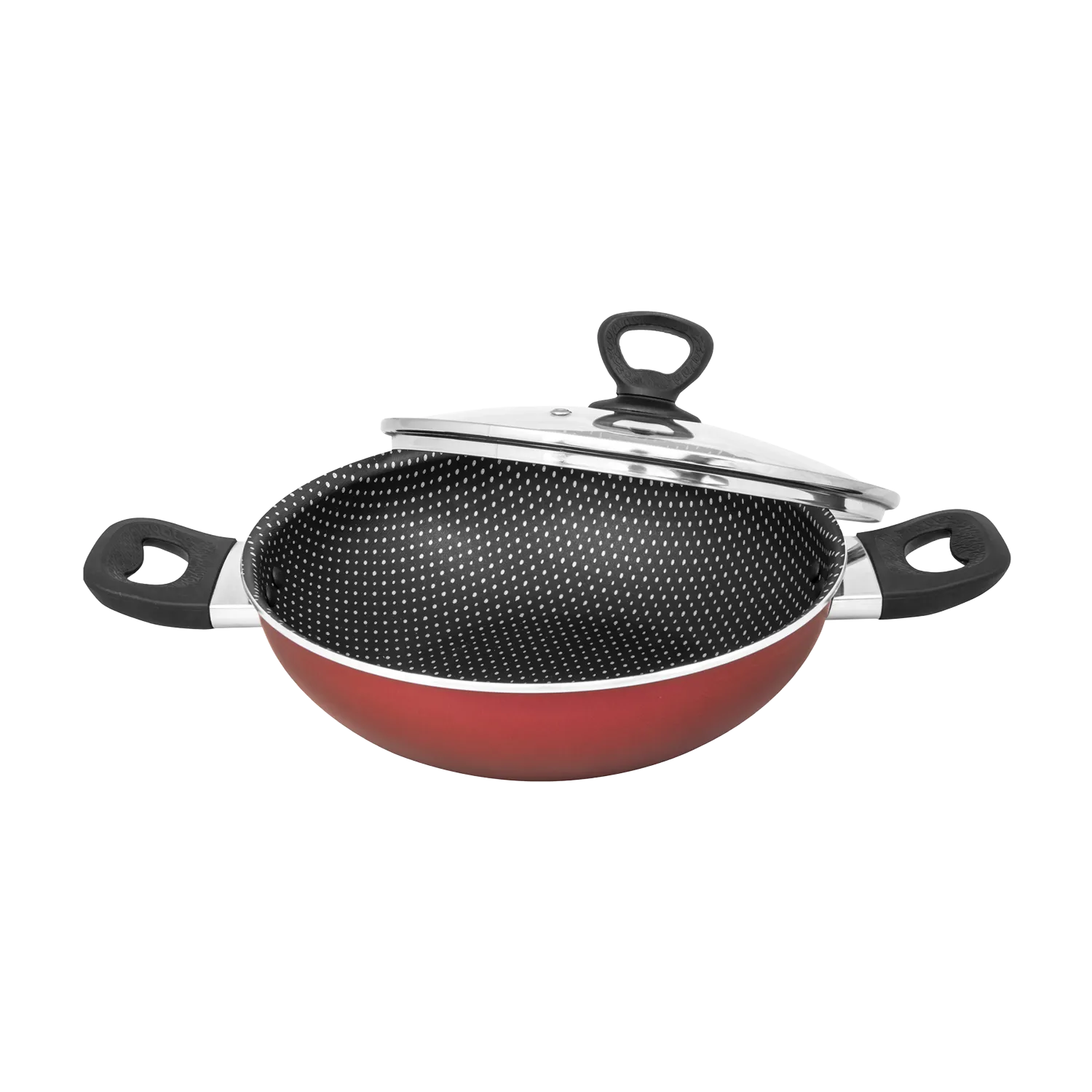Simply Chef Kadai (24 cm + Glass Lid)